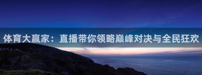 体育大赢家：直播带你领略巅峰对决与全民狂欢